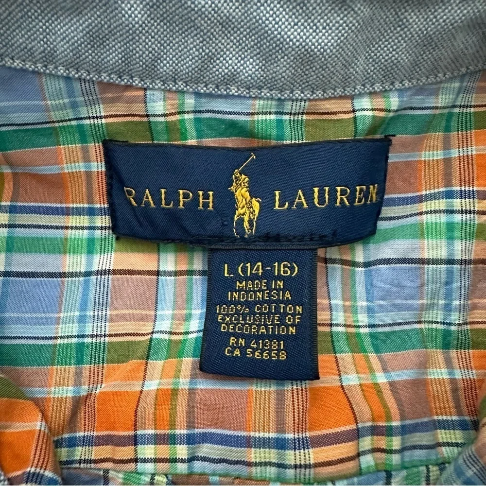 Ralph Lauren Boys Button Down Size L (14-16)